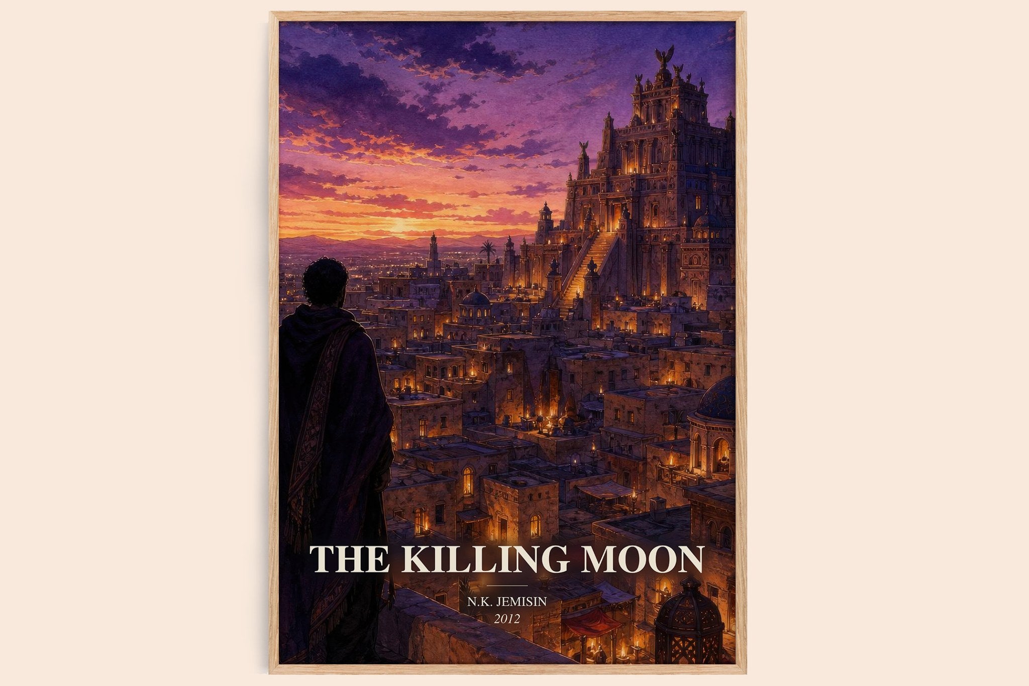 The Killing Moon Book Watercolour Illustration by N.K. Jemisin