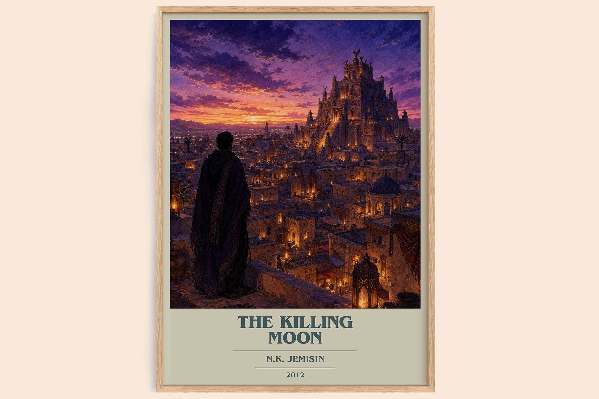 The Killing Moon Book Cover Poster by N.K. Jemisin