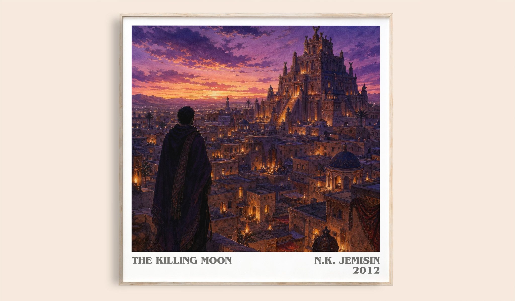 The Killing Moon Literary Art Print by N.K. Jemisin