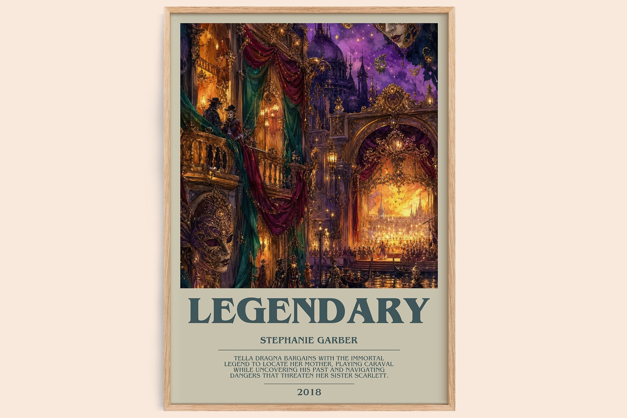 Legendary Bookish Wall Art by Stephanie Garber