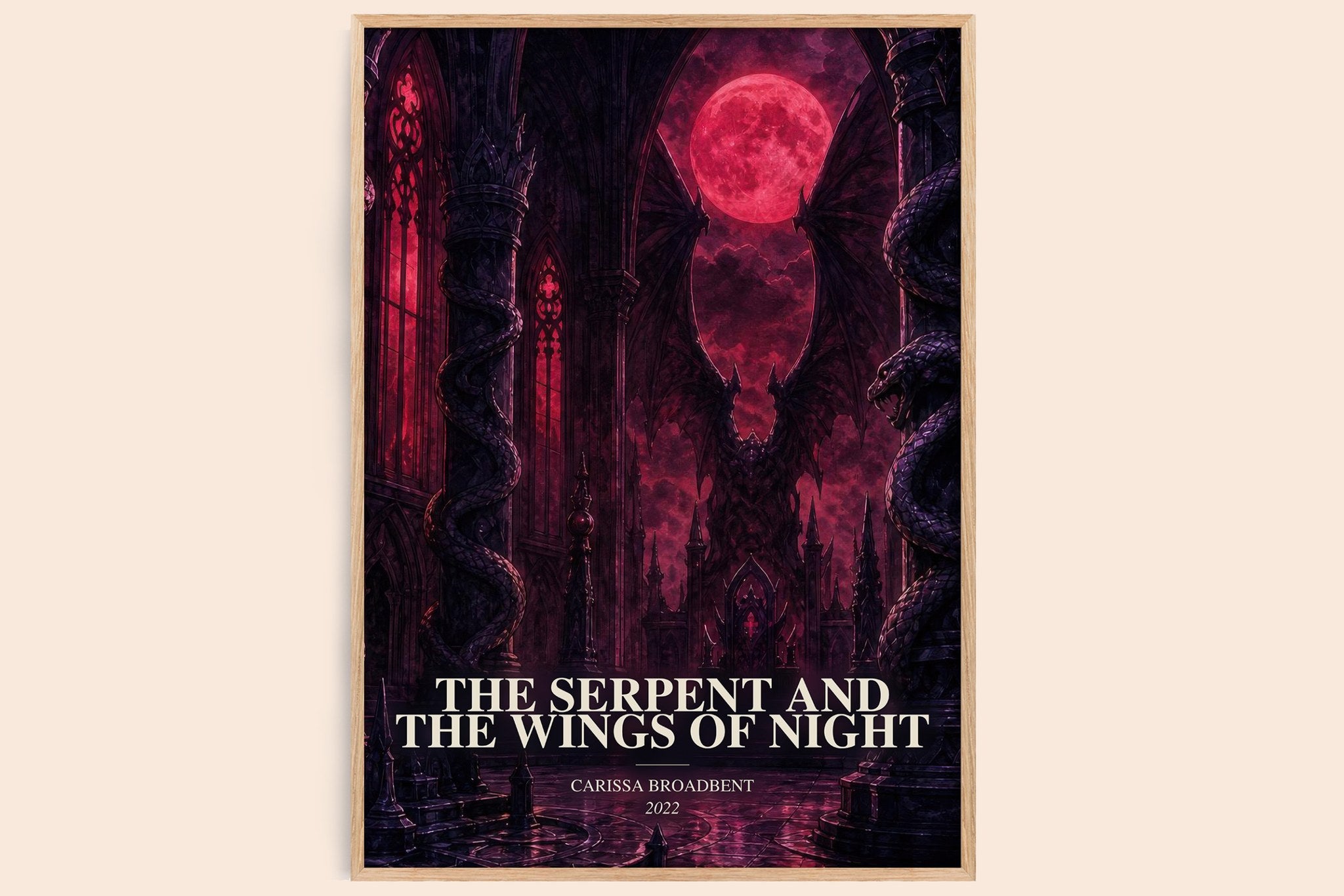 Serpent and the Wings of Night Book Watercolour Illustration by Carissa Broadbent