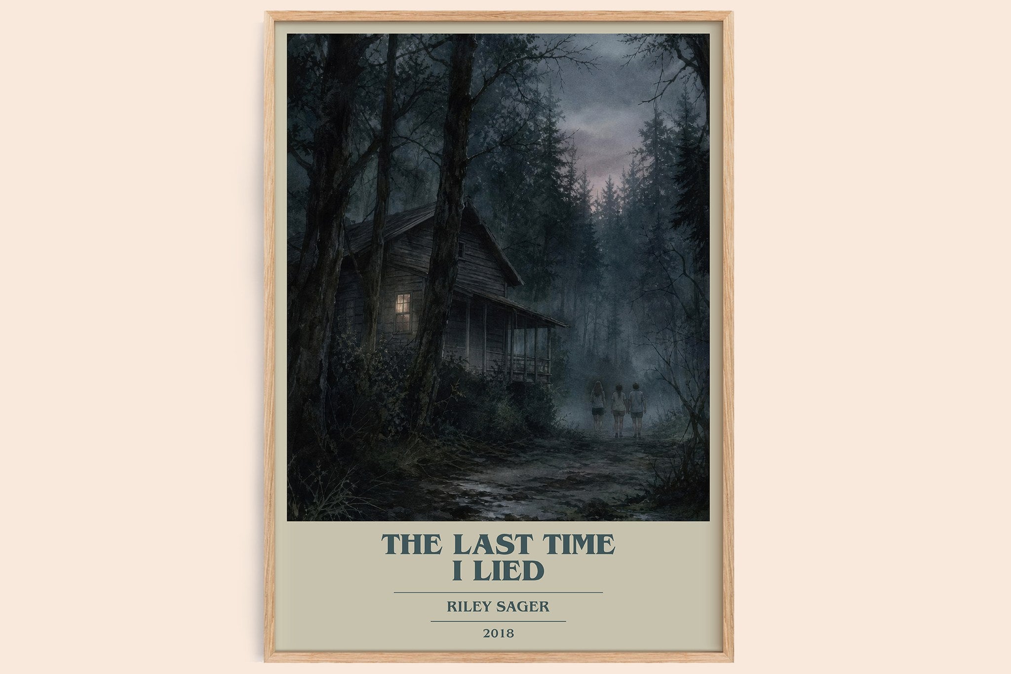 The Last Time I Lied Book Cover Poster by Riley Sager
