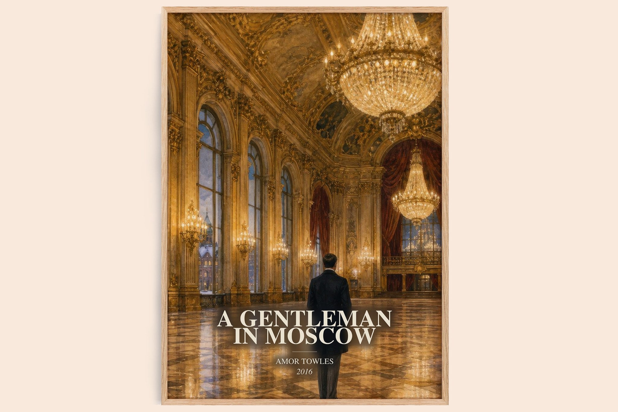 A Gentleman in Moscow Book Watercolour Illustration by Amor Towles