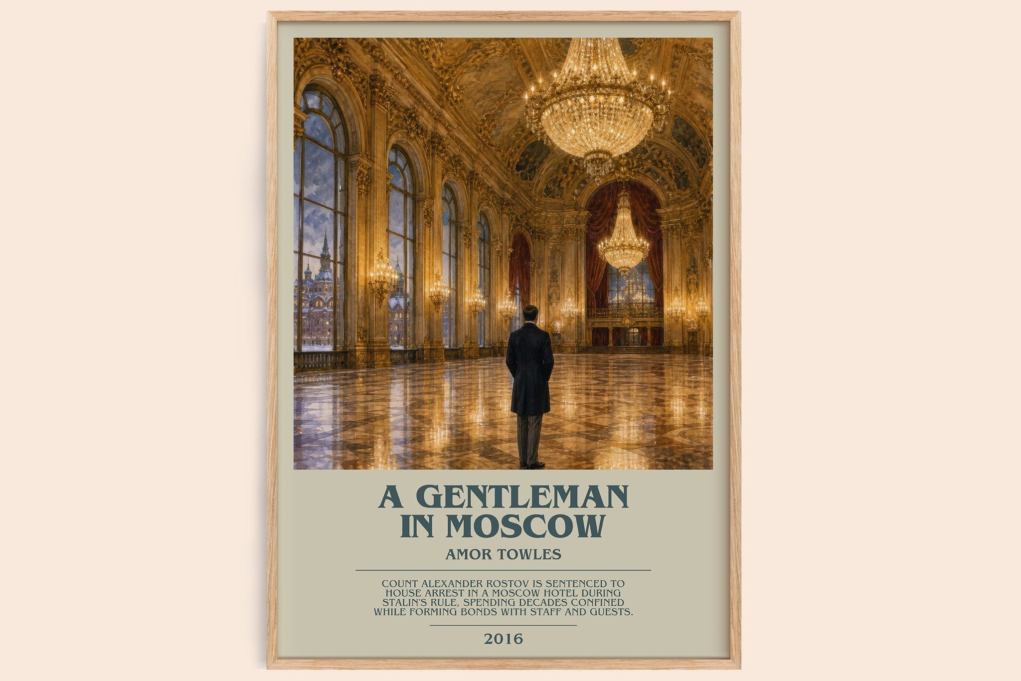 A Gentleman in Moscow Bookish Wall Art by Amor Towles