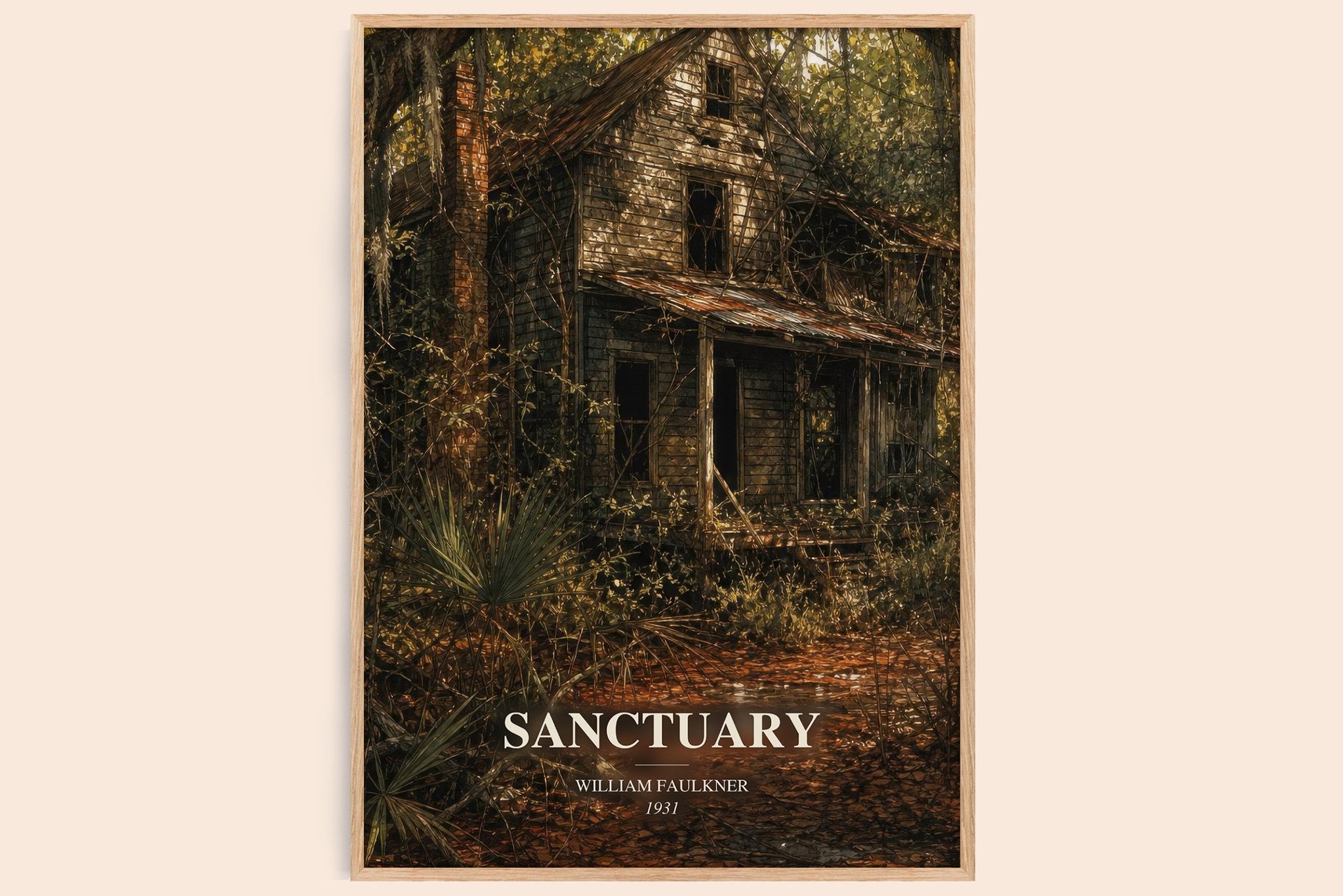 Sanctuary Book Watercolour Illustration by William Faulkner
