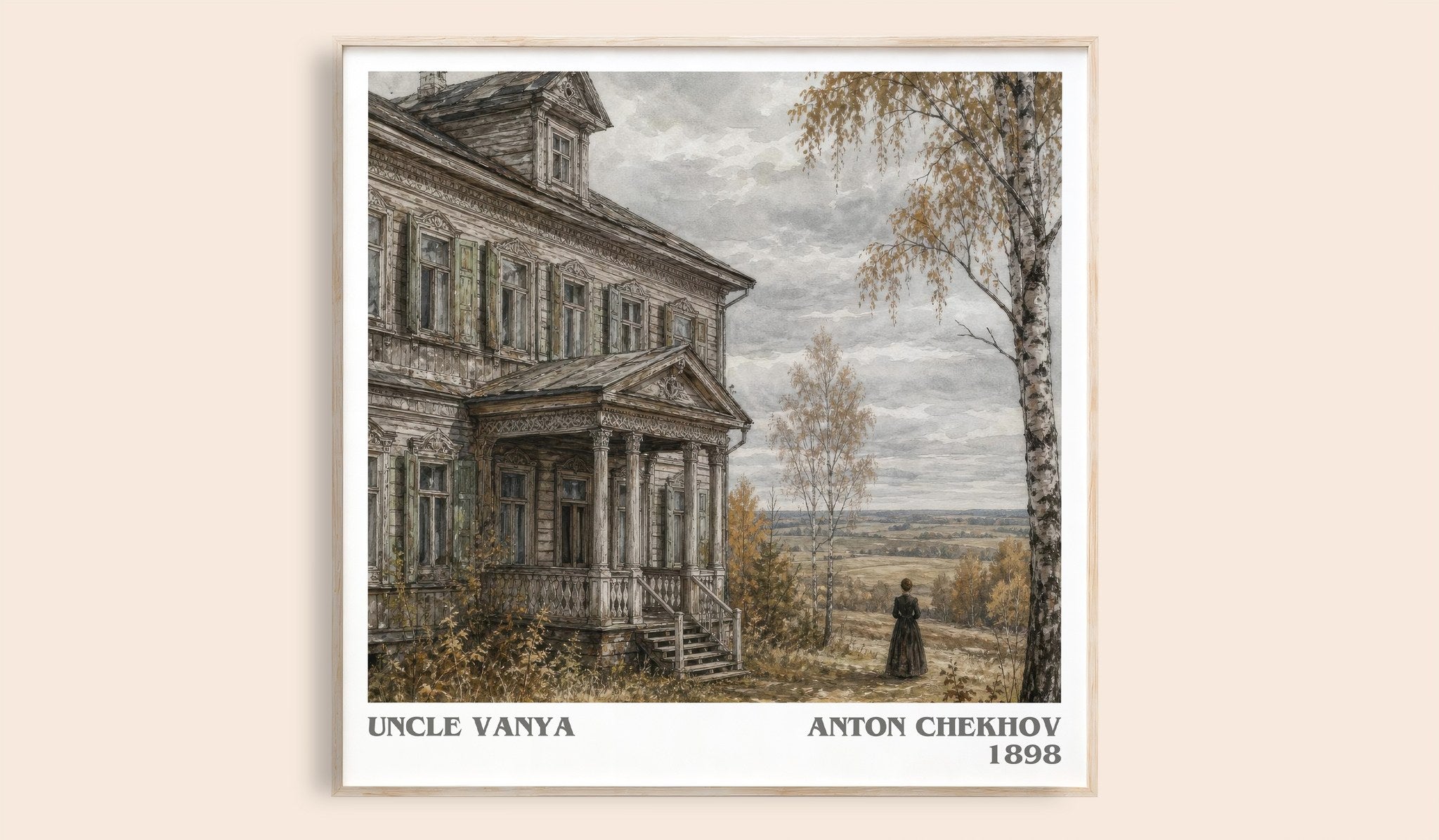 Uncle Vanya Literary Art Print by Anton Chekhov