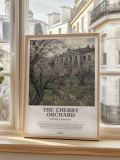 The Cherry Orchard bookish poster colour and style options – Anton Chekhov book art