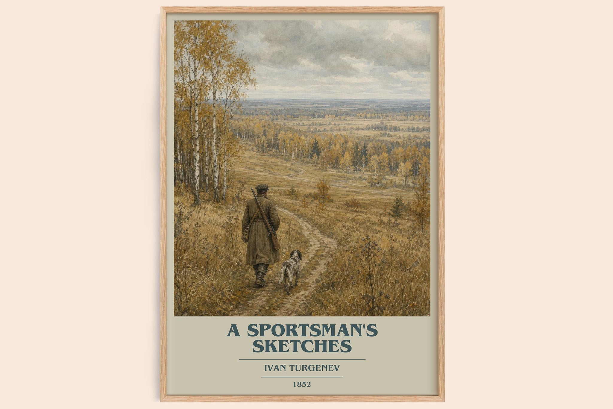 A Sportsman's Sketches Book Cover Poster by Ivan Turgenev