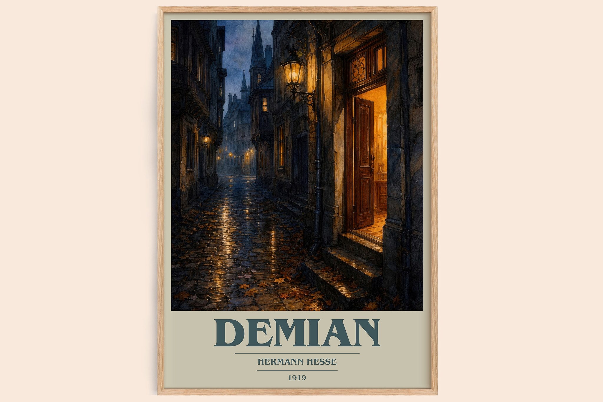 Demian Book Cover Poster by Hermann Hesse