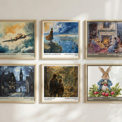 The Brothers Lionheart literary art print colour and style options – Astrid Lindgren book art