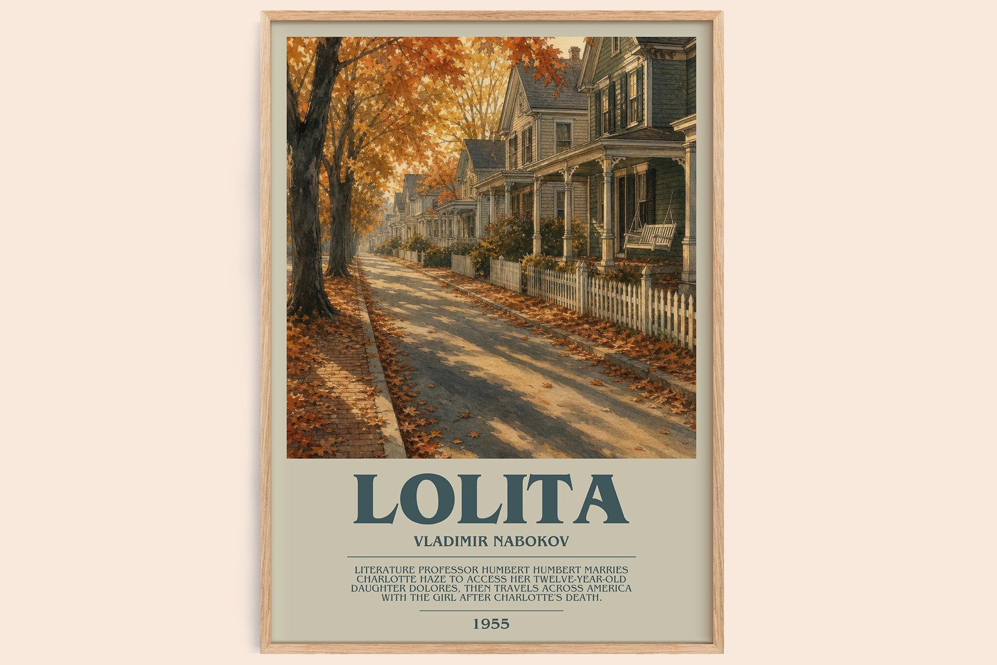 Lolita Bookish Wall Art by Vladimir Nabokov