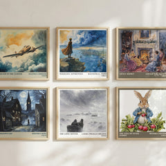 The Long Winter literary art print colour and style options – Laura Ingalls Wilder book art