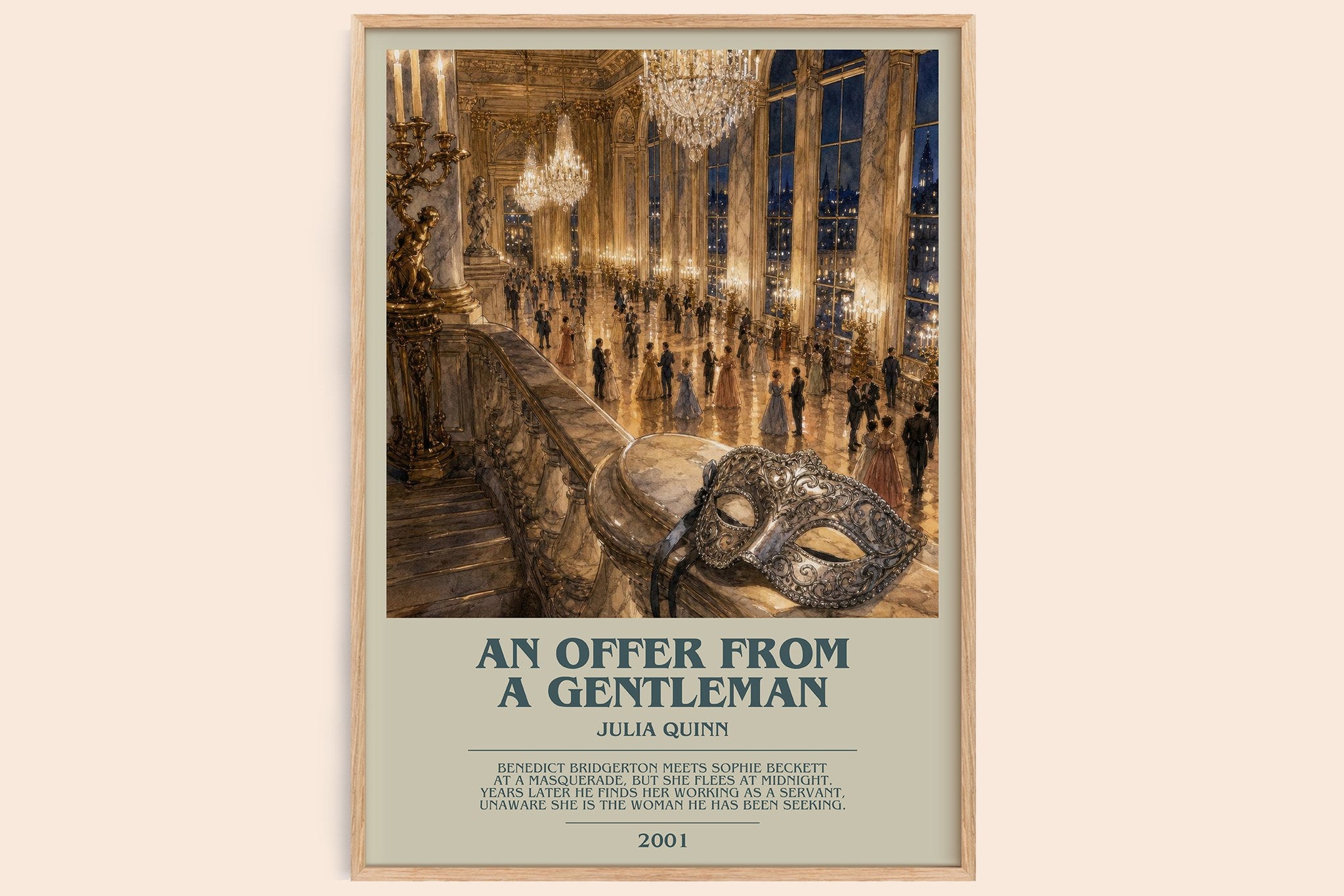 An Offer From a Gentleman Bookish Wall Art by Julia Quinn