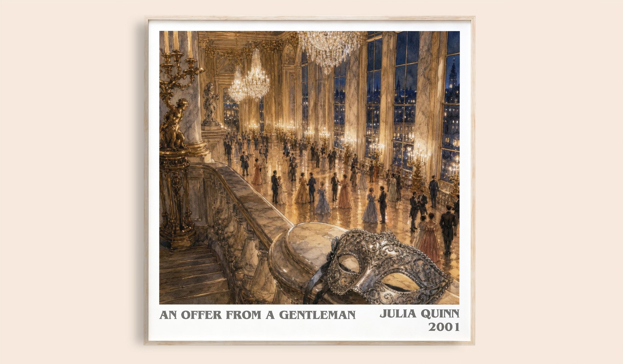 An Offer From a Gentleman Literary Art Print by Julia Quinn