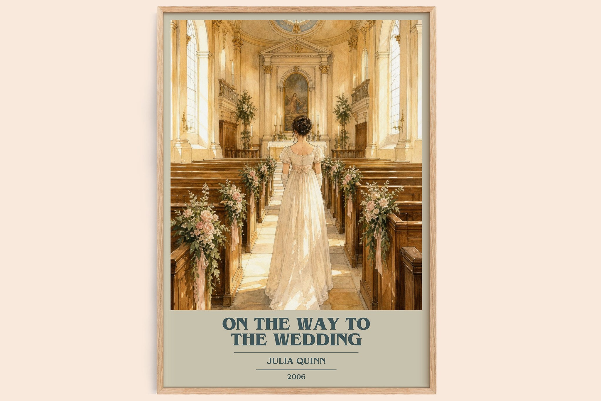 On the Way to the Wedding Book Cover Poster by Julia Quinn