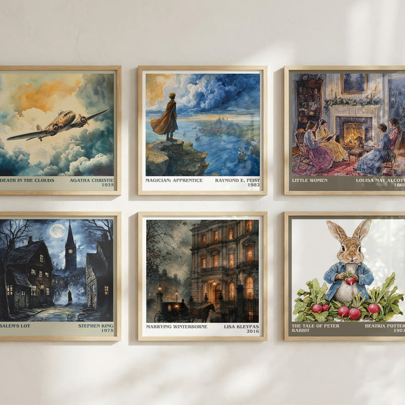 Marrying Winterborne literary art print colour and style options – Lisa Kleypas book art