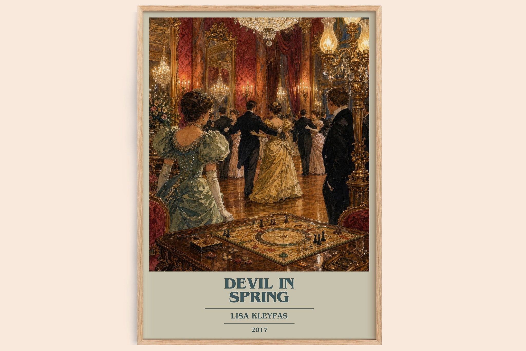 Devil in Spring Book Cover Poster by Lisa Kleypas