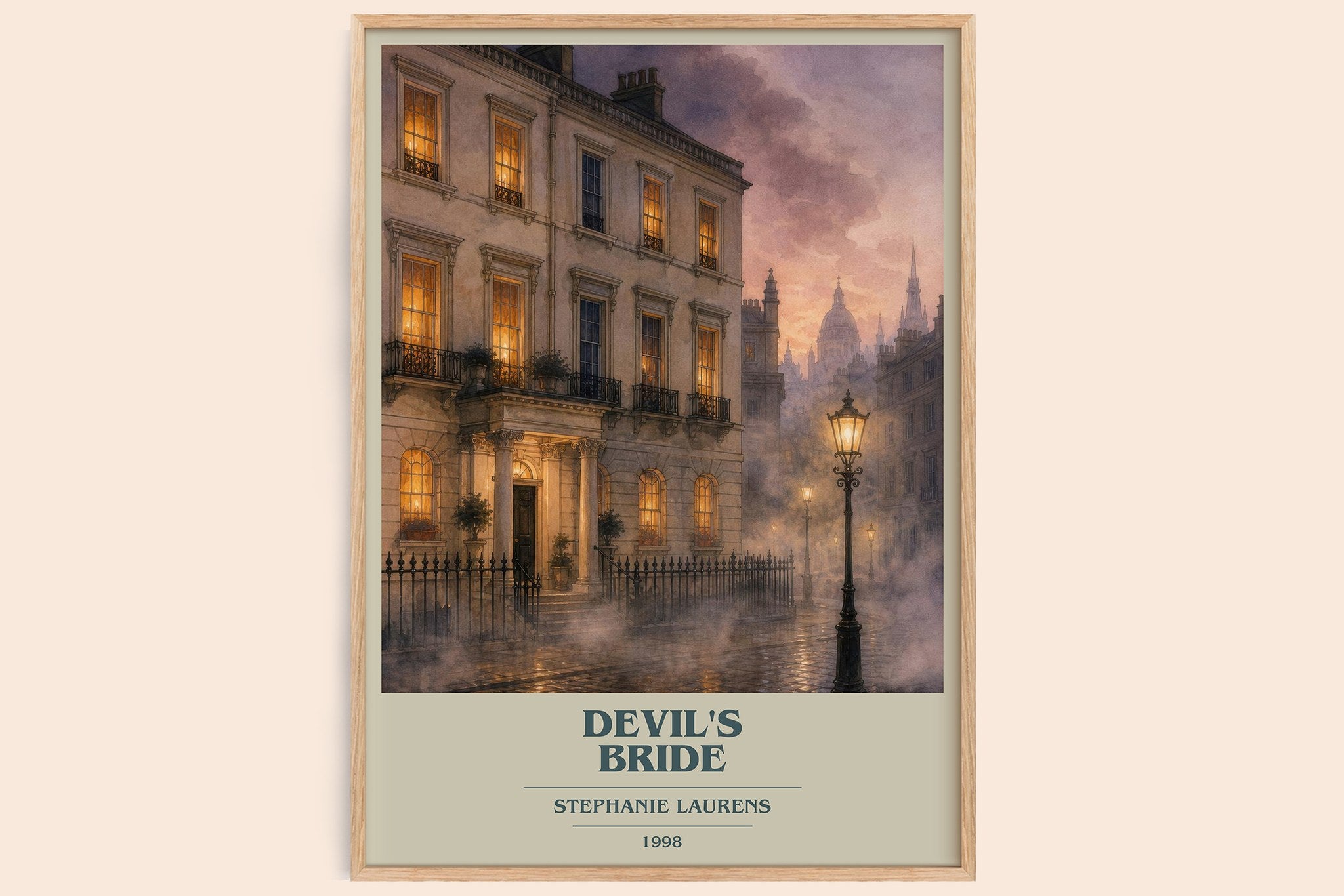 Devil's Bride Book Cover Poster by Stephanie Laurens