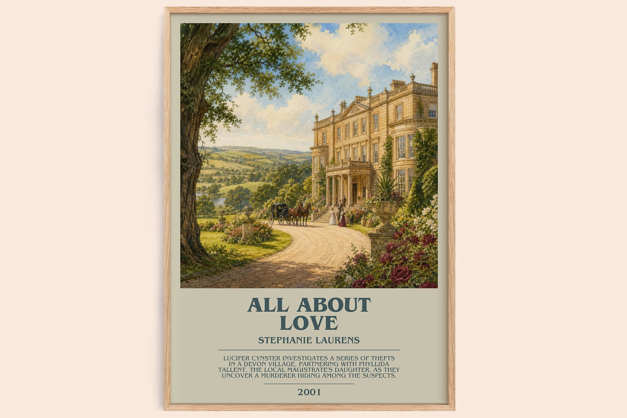 All About Love Bookish Wall Art by Stephanie Laurens