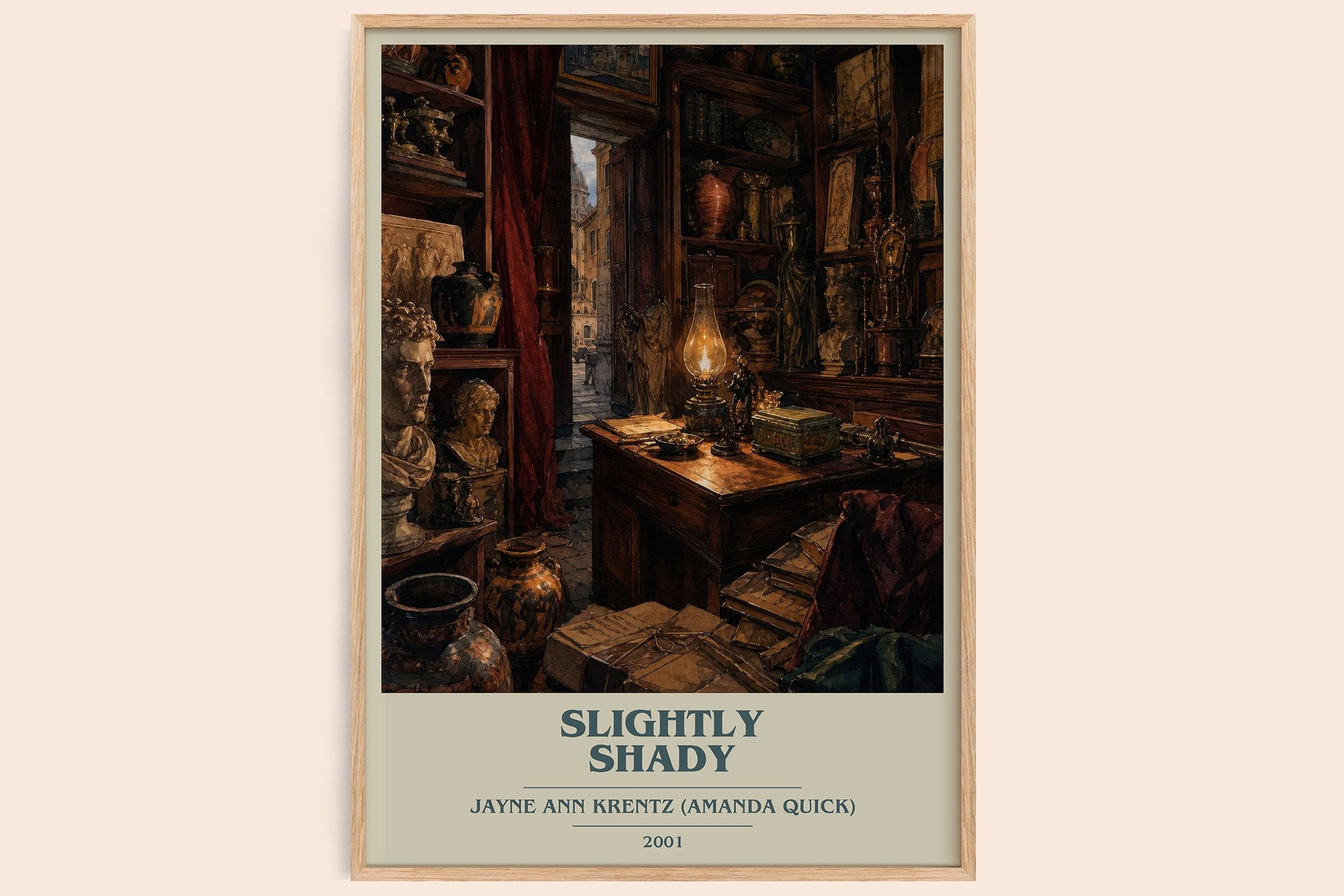 Slightly Shady Book Cover Poster by Jayne Ann Krentz (Amanda Quick)