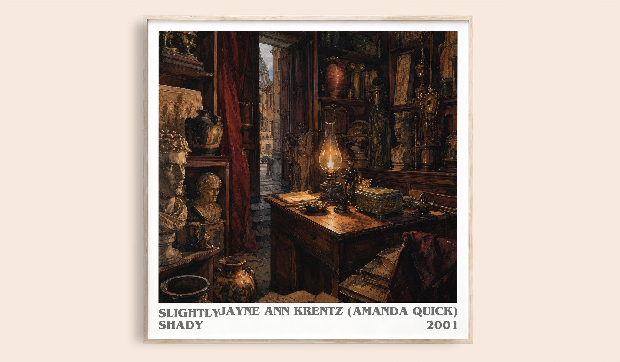 Slightly Shady Literary Art Print by Jayne Ann Krentz (Amanda Quick)