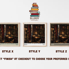 Slightly Shady literary print in frame leaning in hallway – romance wall art