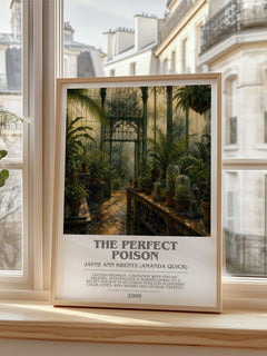 The Perfect Poison bookish poster colour and style options – Jayne Ann Krentz (Amanda Quick) book art