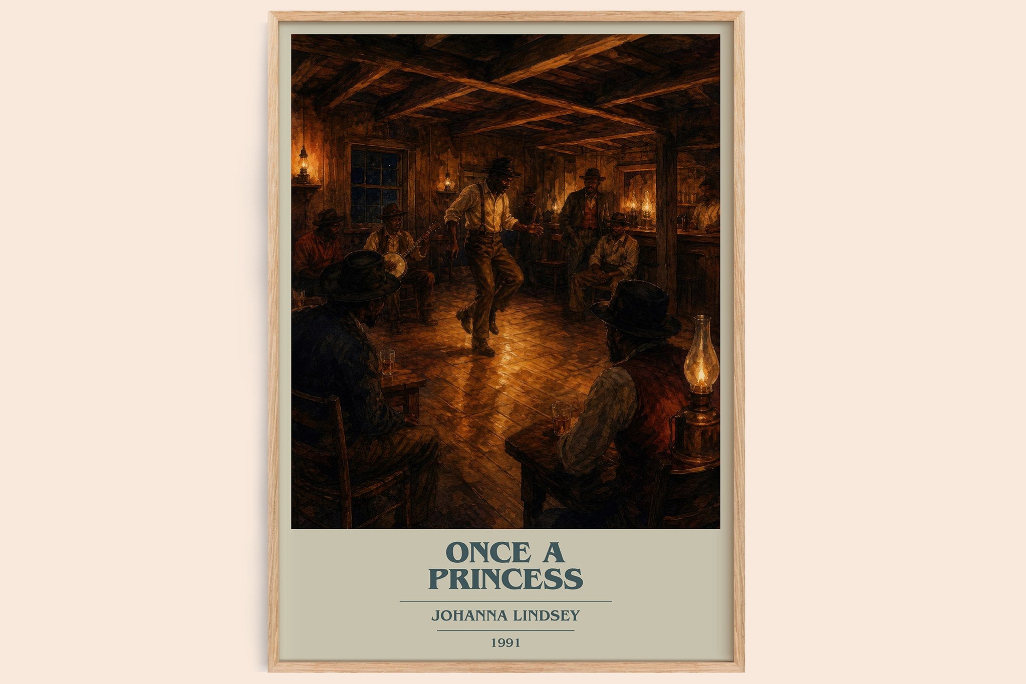 Once a Princess Book Cover Poster by Johanna Lindsey