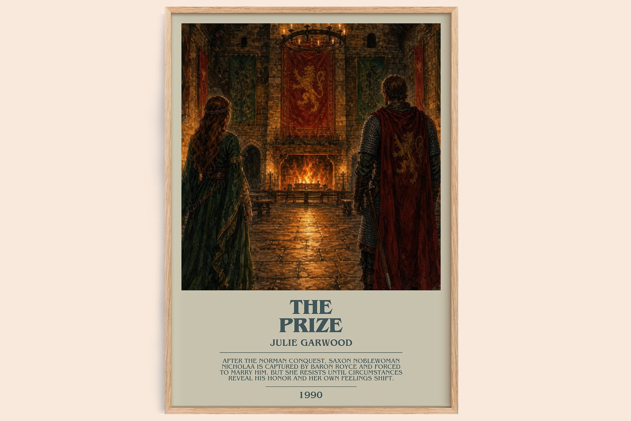 The Prize Bookish Wall Art by Julie Garwood