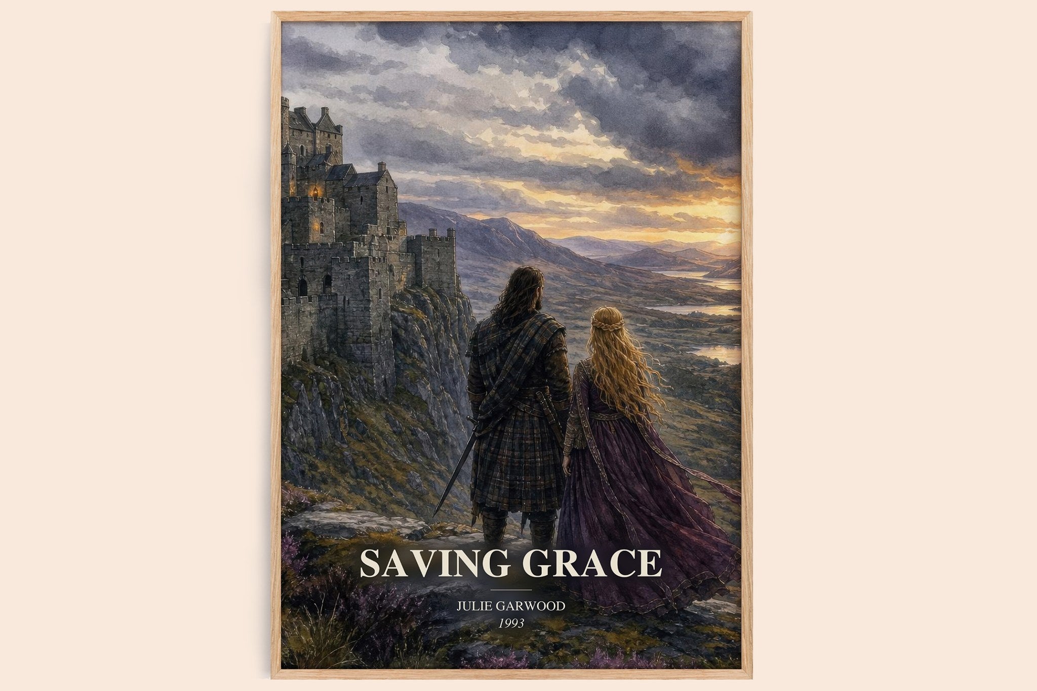 Saving Grace Book Watercolour Illustration by Julie Garwood