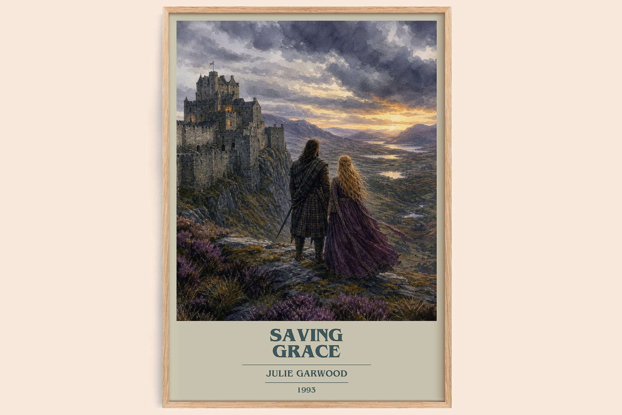 Saving Grace Book Cover Poster by Julie Garwood
