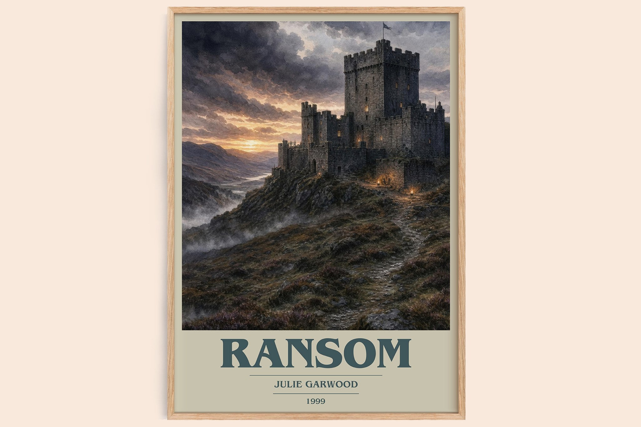 Ransom Book Cover Poster by Julie Garwood