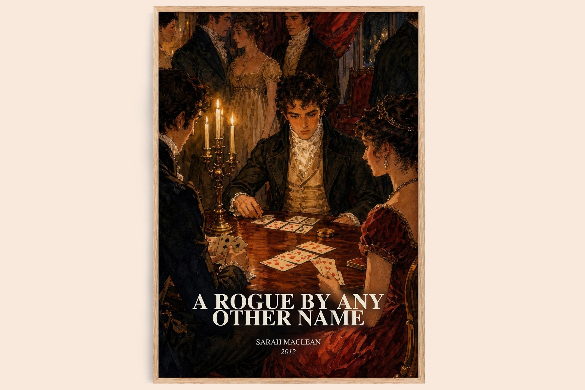 Rogue by Any Other Name Book Watercolour Illustration by Sarah MacLean