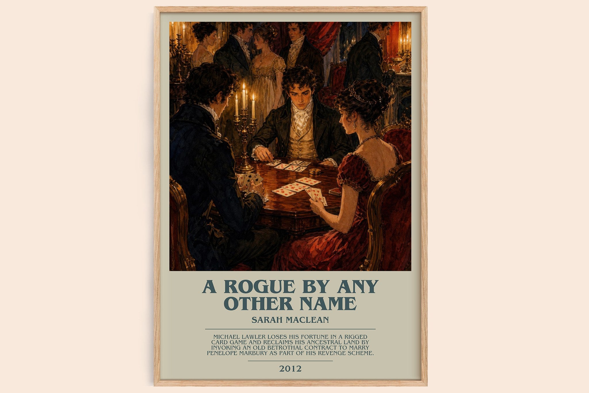 A Rogue by Any Other Name Bookish Wall Art by Sarah MacLean