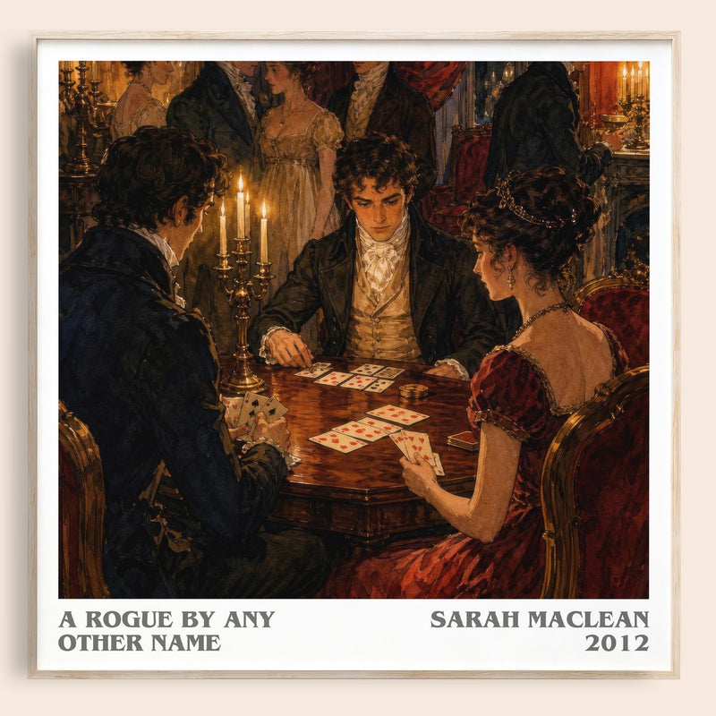 A Rogue by Any Other Name literary book poster by Sarah MacLean – framed literary art print
