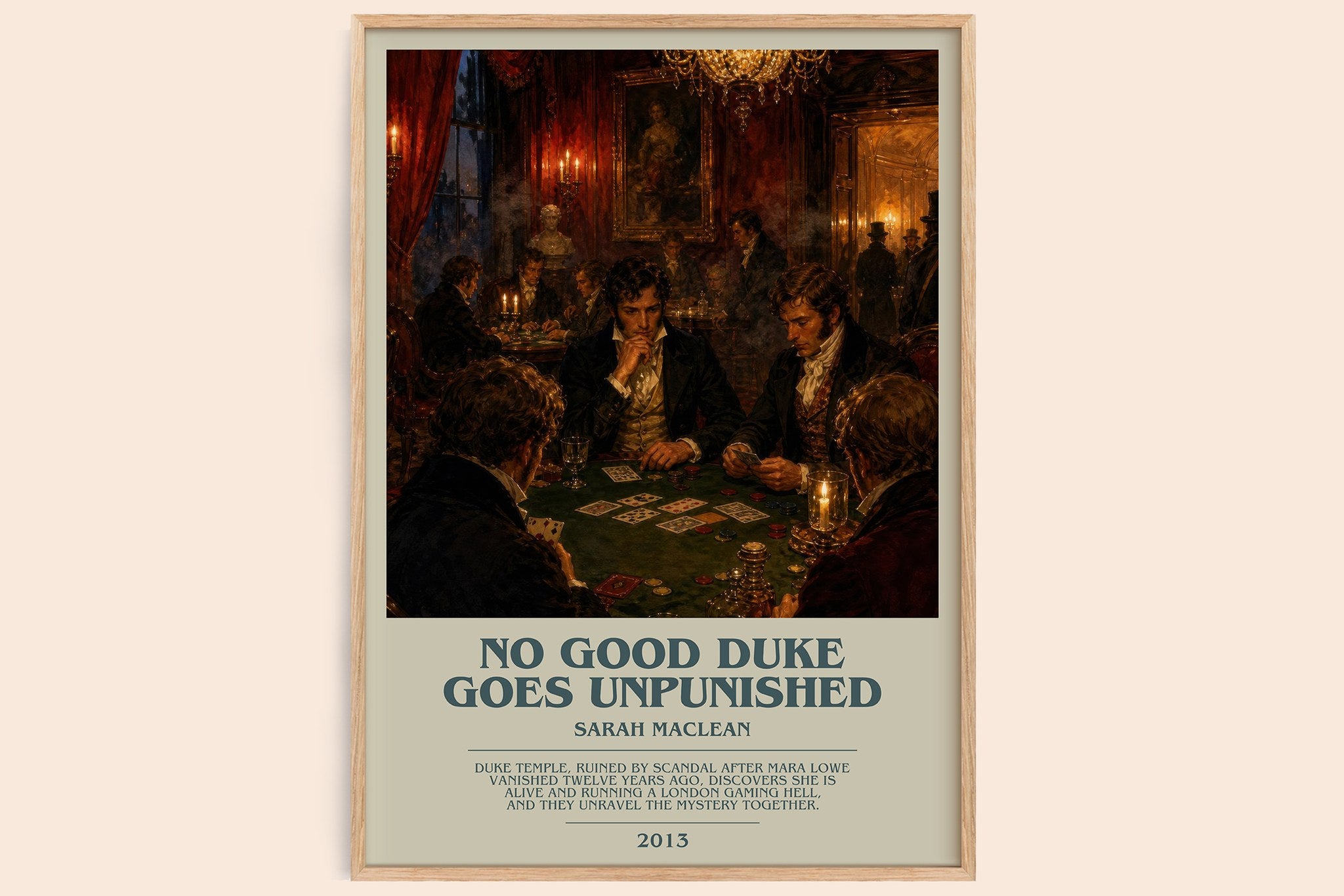 No Good Duke Goes Unpunished Bookish Wall Art by Sarah MacLean