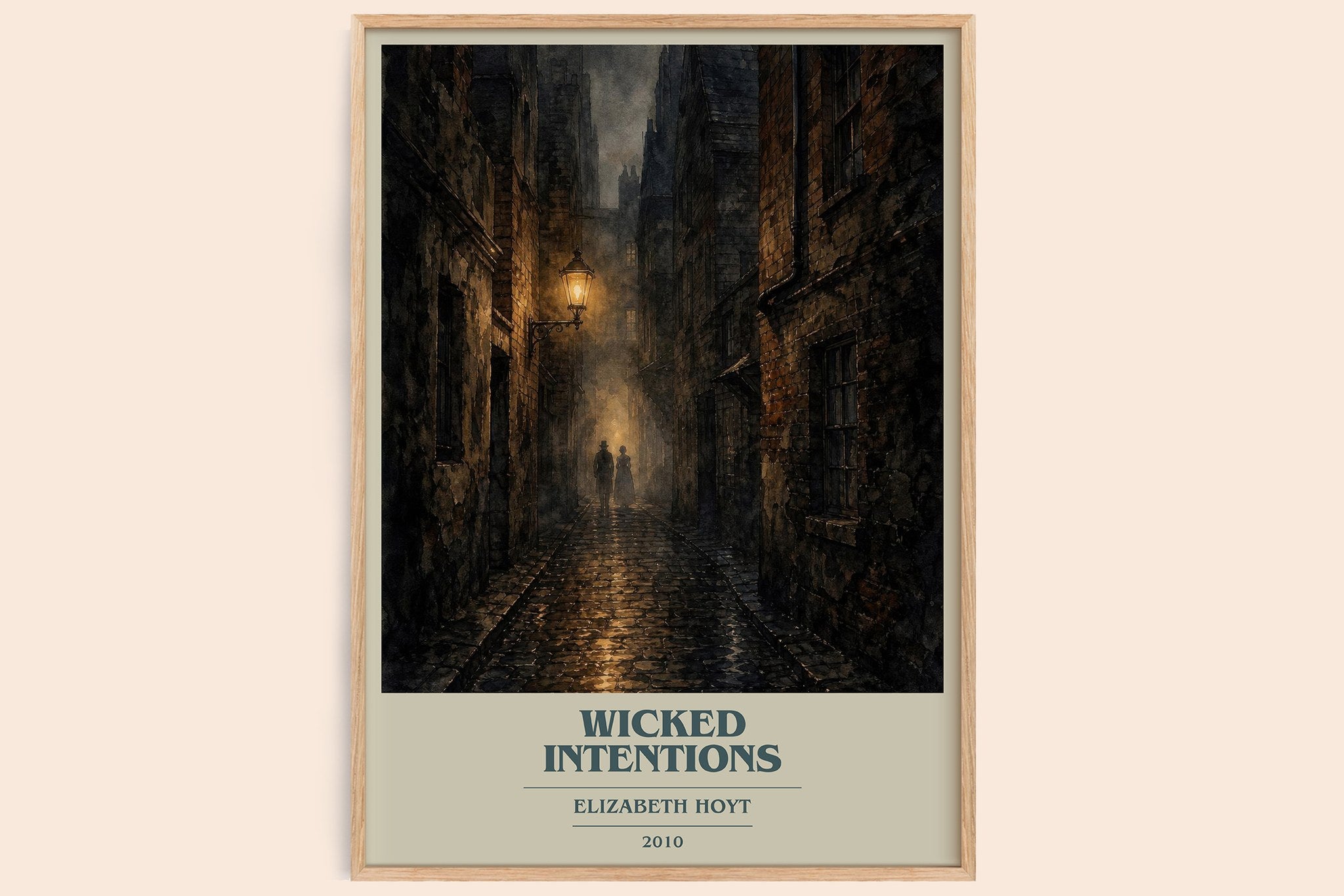 Wicked Intentions Book Cover Poster by Elizabeth Hoyt