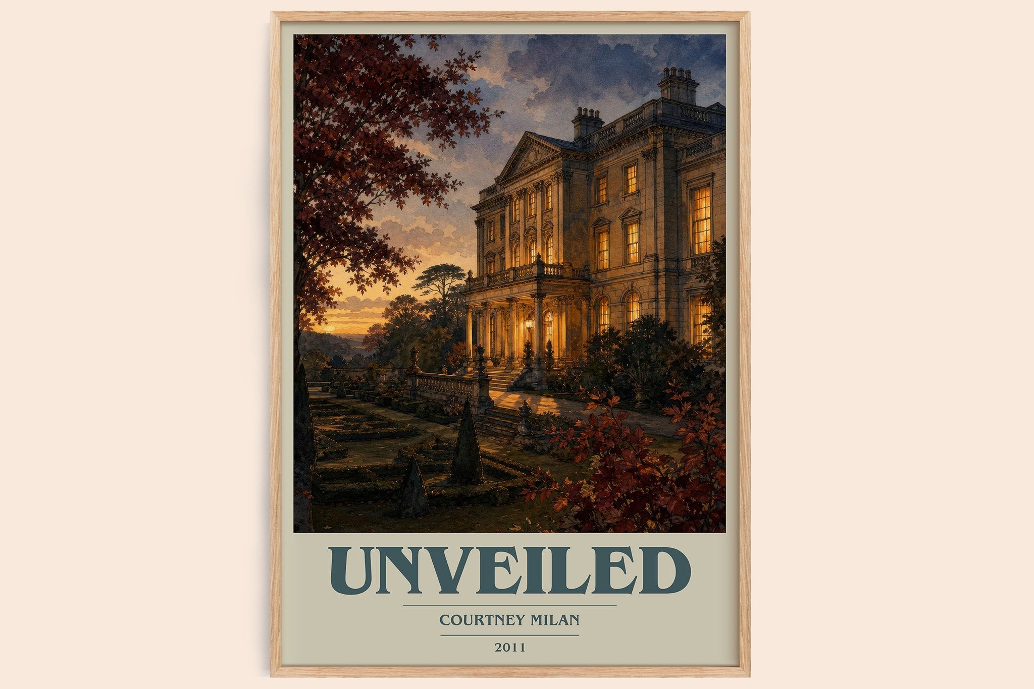 Unveiled Book Cover Poster by Courtney Milan