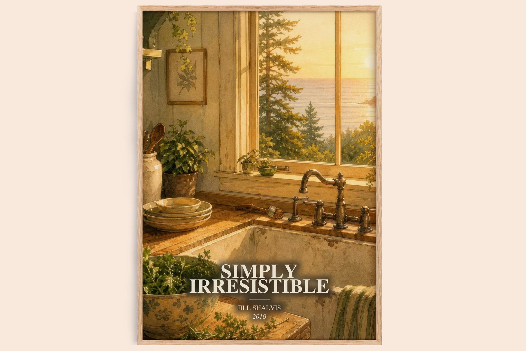 Simply Irresistible Book Watercolour Illustration by Jill Shalvis
