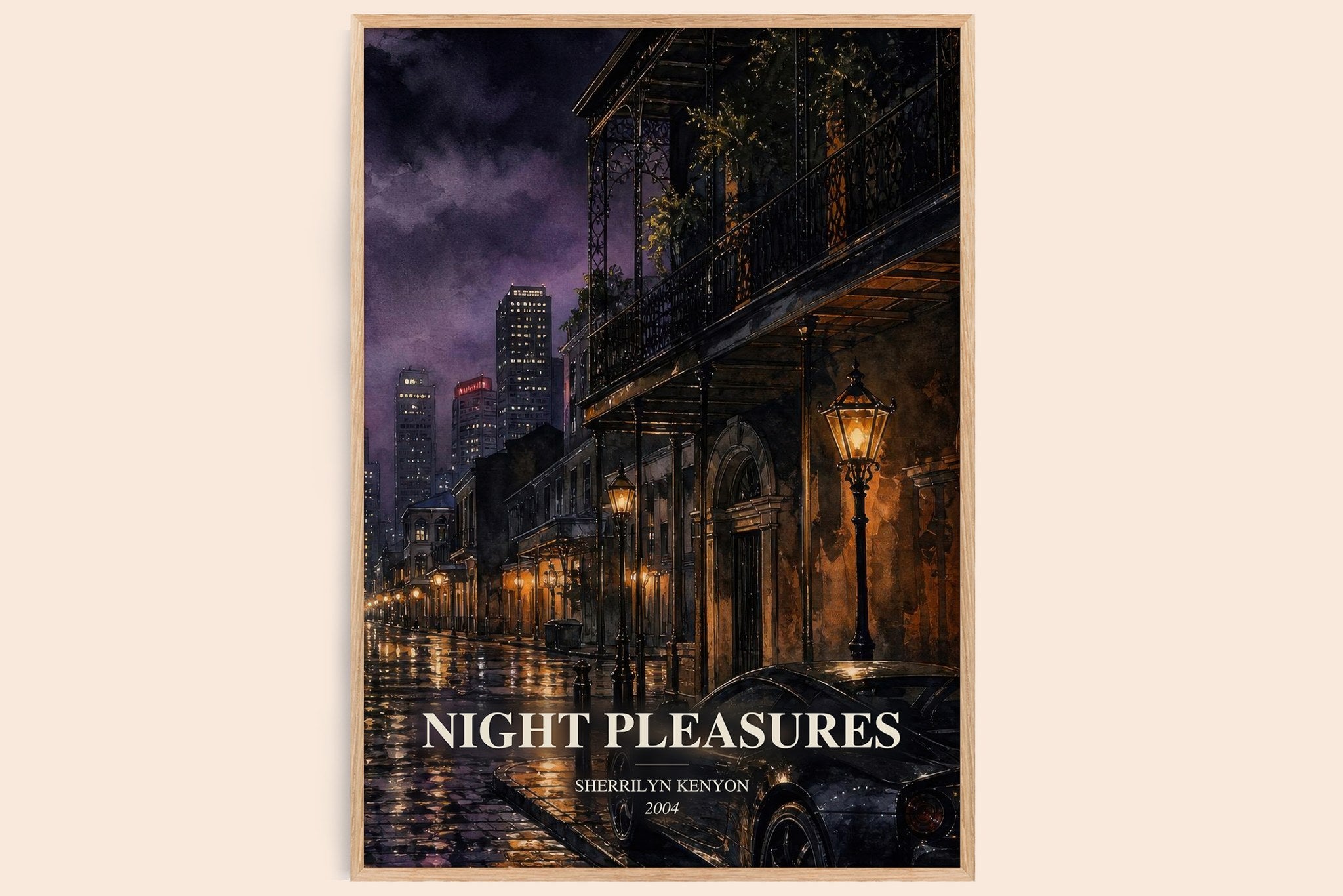 Night Pleasures Book Watercolour Illustration by Sherrilyn Kenyon