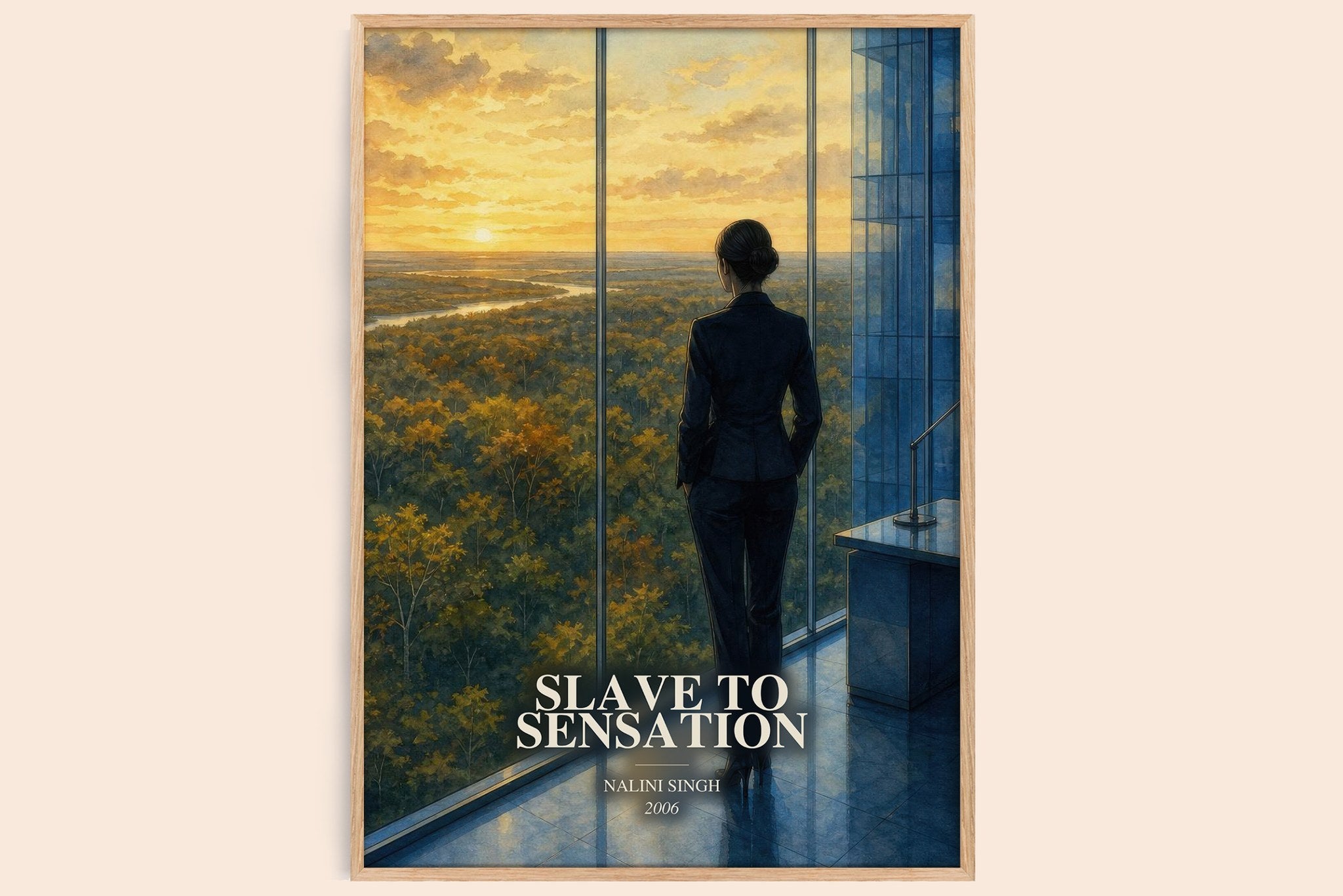 Slave to Sensation Book Watercolour Illustration by Nalini Singh