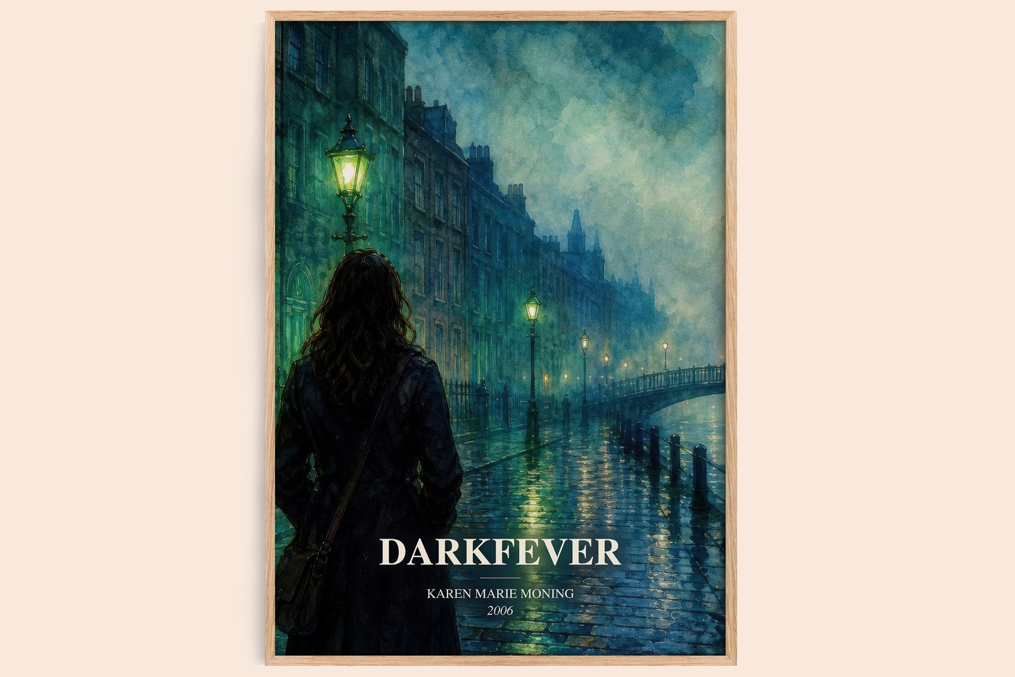 Darkfever Book Watercolour Illustration by Karen Marie Moning