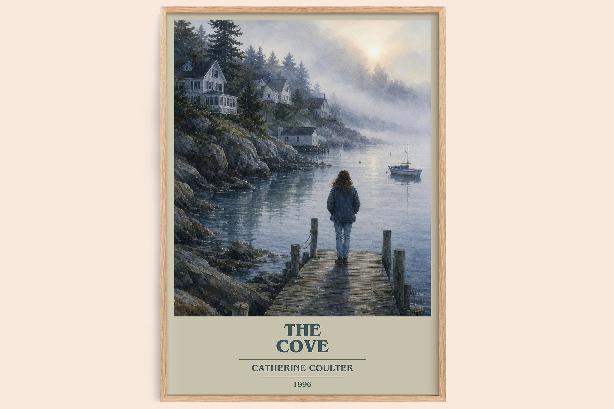 The Cove Book Cover Poster by Catherine Coulter
