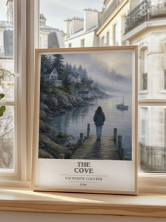 The Cove book cover poster colour and style options – Catherine Coulter book art