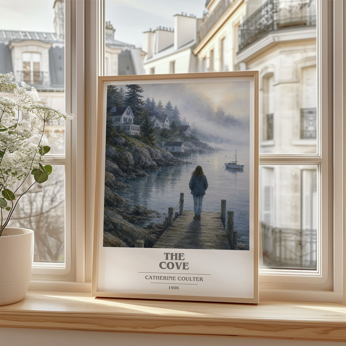 The Cove book cover poster colour and style options – Catherine Coulter book art