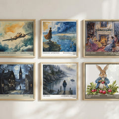 The Cove literary art print colour and style options – Catherine Coulter book art