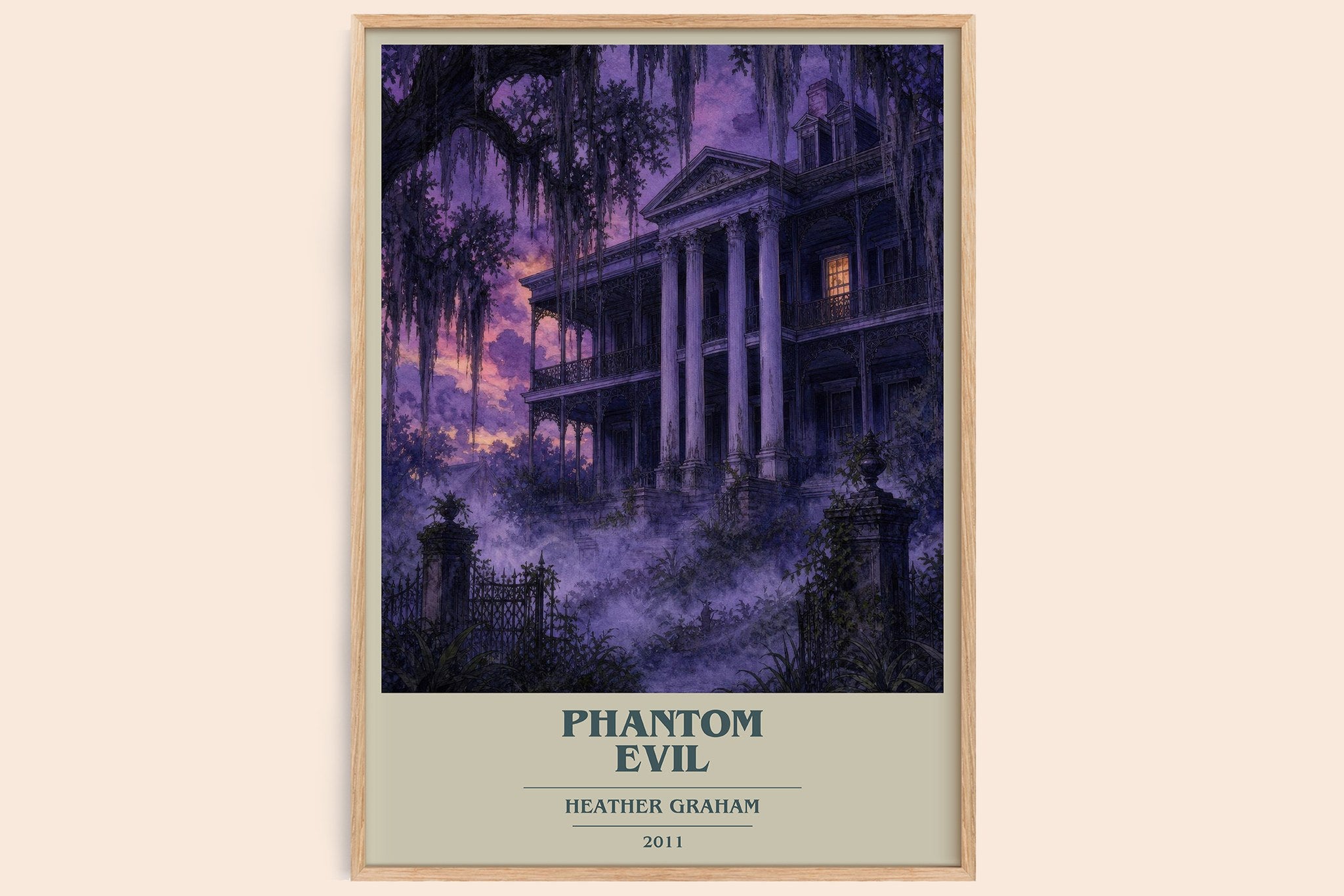 Phantom Evil Book Cover Poster by Heather Graham