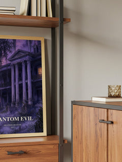 Phantom Evil book watercolour illustration paper finish options – matte satin gloss
