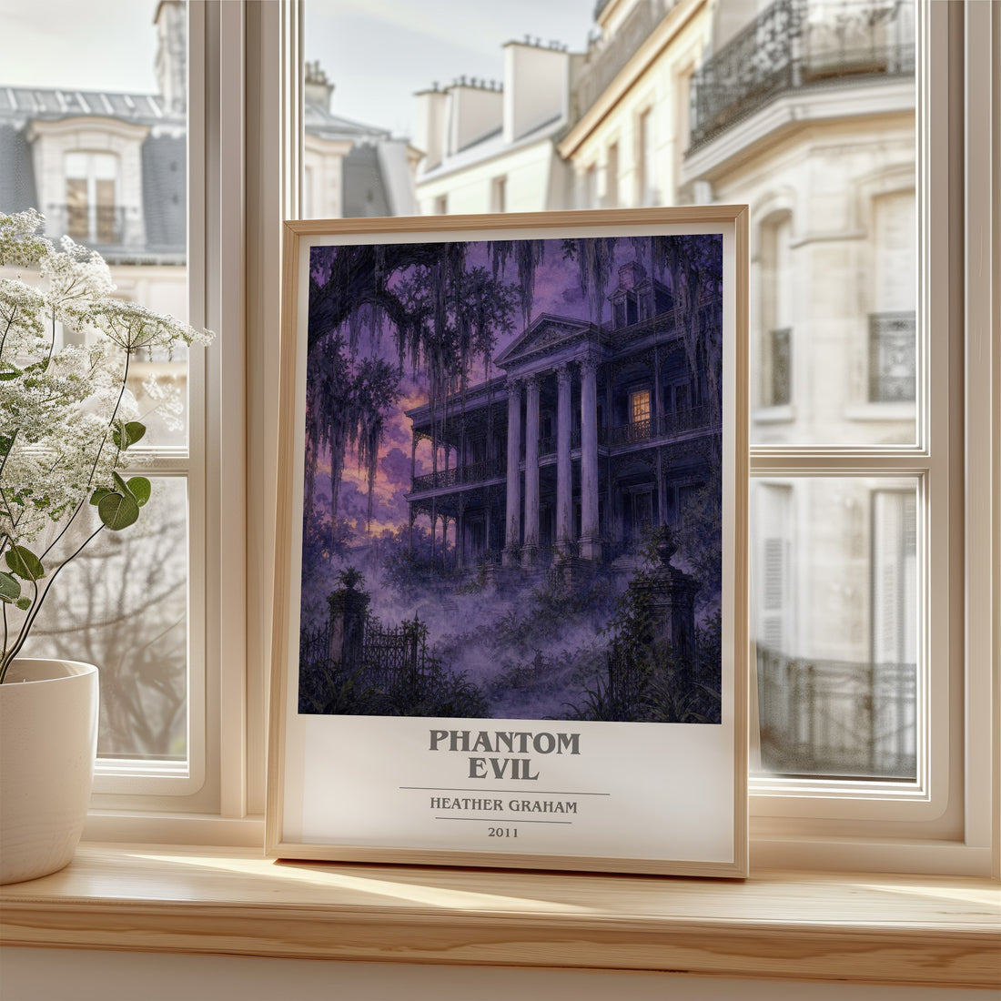Phantom Evil book cover poster colour and style options – Heather Graham book art