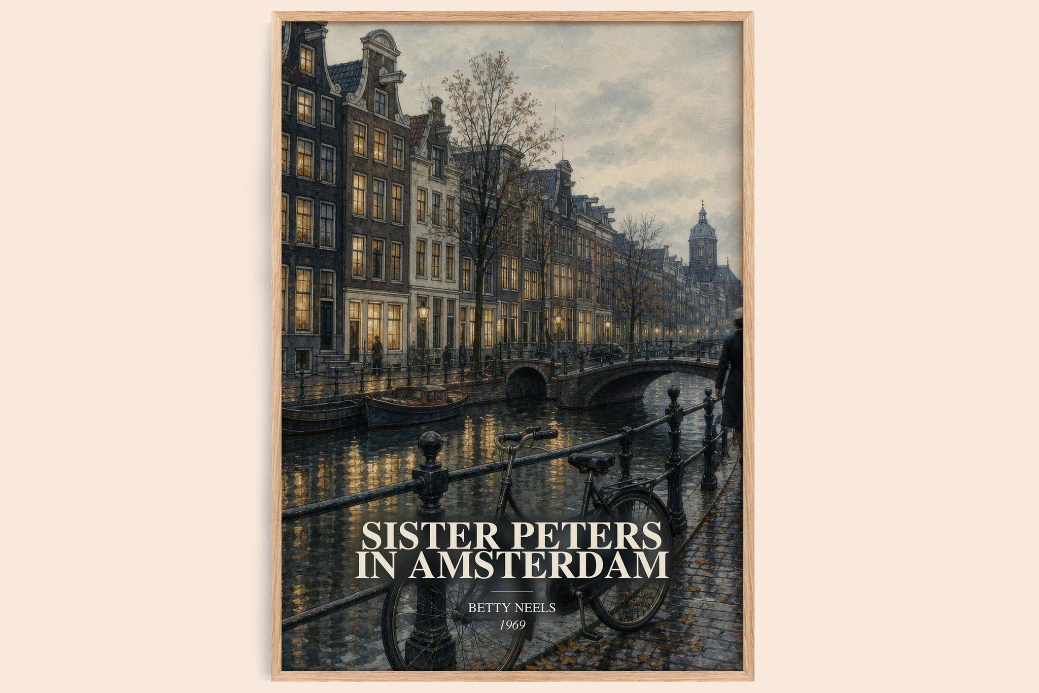 Sister Peters in Amsterdam Book Watercolour Illustration by B. Neels
